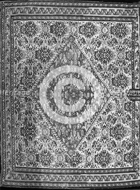 Blanket (Altered from a Saddle Blanet), Iran, 1875-1900. Creator: Unknown.