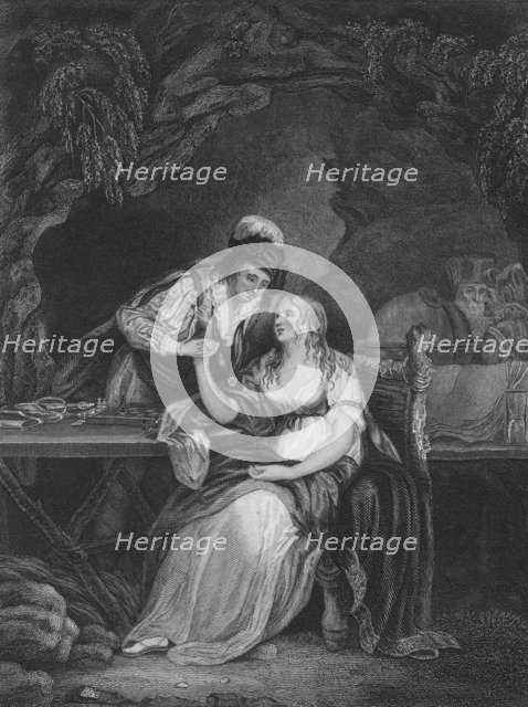 Act V Scene i from The Tempest, c19th century. Artist: Unknown.