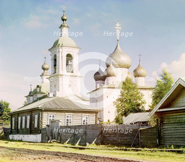 Church of the Assumption of the Mother of God [Belozersk, Russian Empire], 1909. Creator: Sergey Mikhaylovich Prokudin-Gorsky.