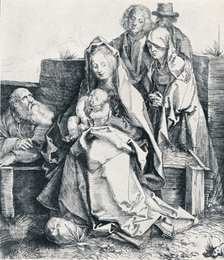 'The Holy Family with St John, the Magdalene and Nicodemus', 1512 (1906). Artist: Albrecht Durer.