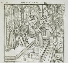 Alecto Rousing Latinus Against Aeneas, 16th century. Creator: Unknown.