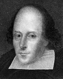 William Shakespeare, English poet and playwright. Artist: J Cochran