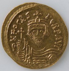 Solidus, Early Byzantine, 602-610. Creator: Unknown.