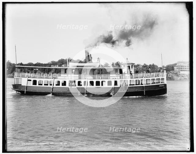 Ongiara, Niagara Navigation Co., between 1890 and 1901. Creator: Unknown.