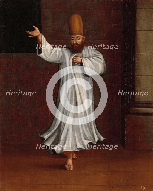 Dervish, 1700-1737. Creator: Workshop of Jean Baptiste Vanmour.