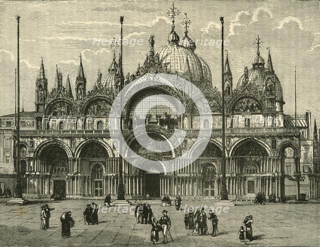 'West Front of St. Mark's, Venice', 1890. Creator: Unknown.