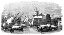 The Port of Leghorn, 1858. Creator: S Read.
