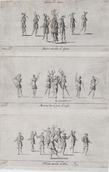 Nations of America ballets, 17th century., 17th century. Creator: Anon.