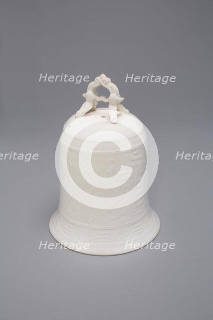 Bell with Archaistic Motifs, Qing dynasty (1644-1911), mid-17th century. Creator: Unknown.