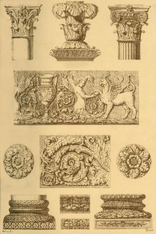Roman architectural ornament and sculpture, (1898).  Creator: P Burkhardt.
