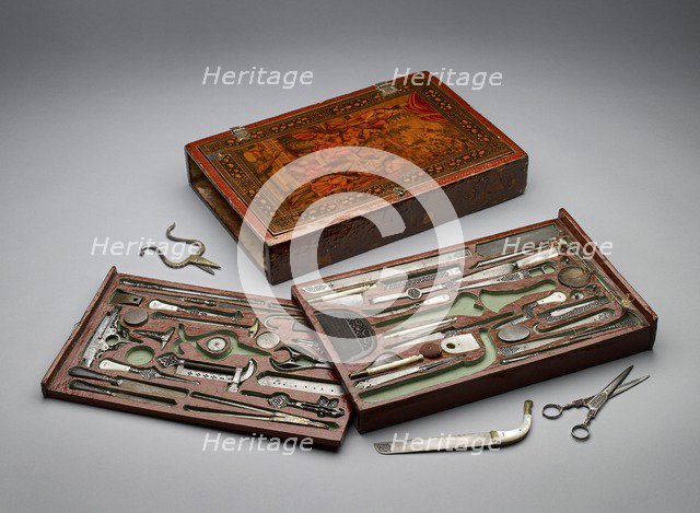 Tool kit depicting the Holy Family, c1830. Artist: Unknown.