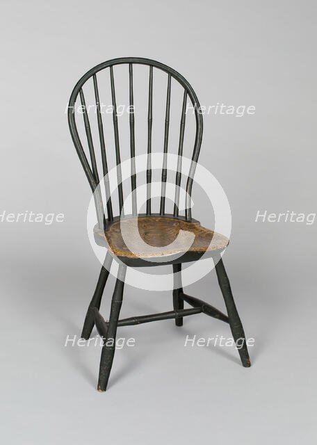 Windsor Side Chair, 1800/25.  Creator: D. E. Cutter.