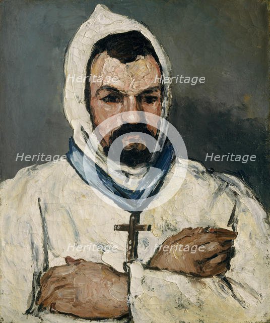 Antoine Dominique Sauveur Aubert (born 1817), the Artist's Uncle, as a Monk, 1866. Creator: Paul Cezanne.