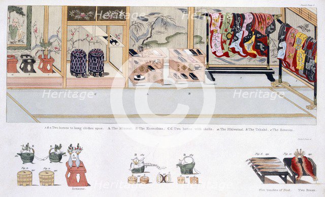 Japanese Marriage Customs, pub. 1824. Creator: Japanese School (19th century).