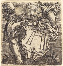 Genii with Altdorfer's Schram, c. 1520. Creator: Albrecht Altdorfer.