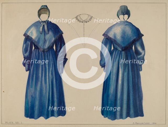 Dress, 1938. Creator: J. Howard Iams.