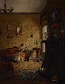 In the Parlor, 1885. Creator: Charles Conner.