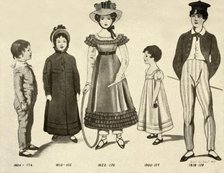 'Children's clothing from 1800-1820', 1907, (1937). Creator: Cecil W Trout.
