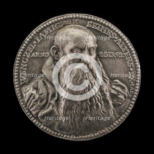 Wenzel Jamnitzer, 1508-1585, Goldsmith, 1568. Creator: Valentin Maler.