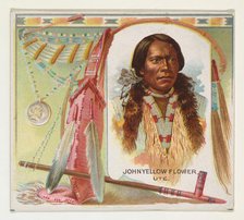 John Yellow Flower, Ute, from the American Indian Chiefs series (N36) for Allen & Ginter C..., 1888. Creator: Allen & Ginter.