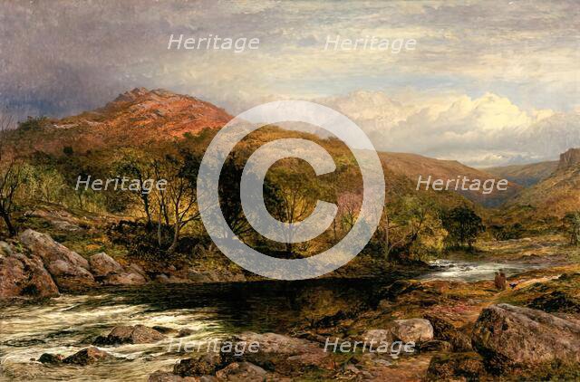 Autumn in North Wales, 1867. Creator: Benjamin Williams Leader.