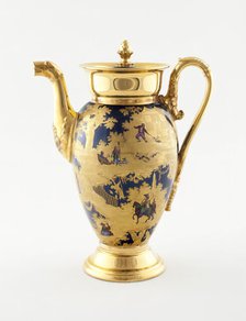 Coffee Pot, Paris, c. 1820. Creator: Denuelle Porcelain Manufactory.