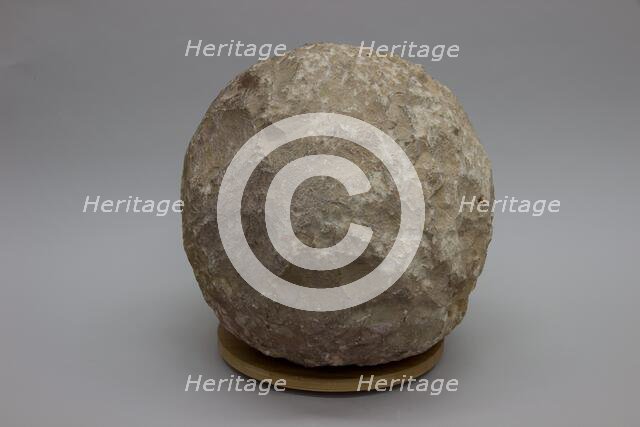 Catapult Projectile from Montfort (Starkenberg) Castle, Kingdom of Jerusalem, ca. 1250. Creator: Unknown.