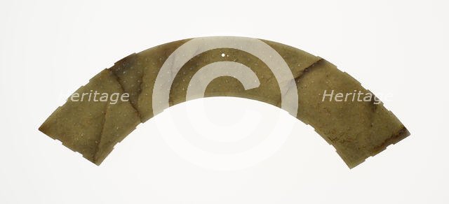 Arc-shaped pendant (huang), Eastern Zhou dynasty period, c. 4th century B.C. Creator: Unknown.