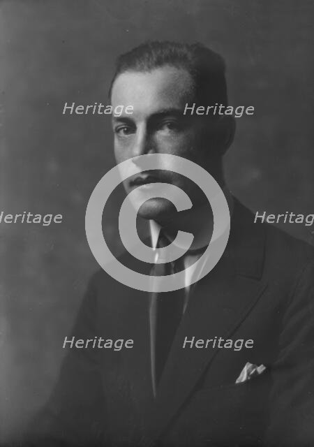 Brown, S.S., Mr., portrait photograph, 1917. Creator: Arnold Genthe.