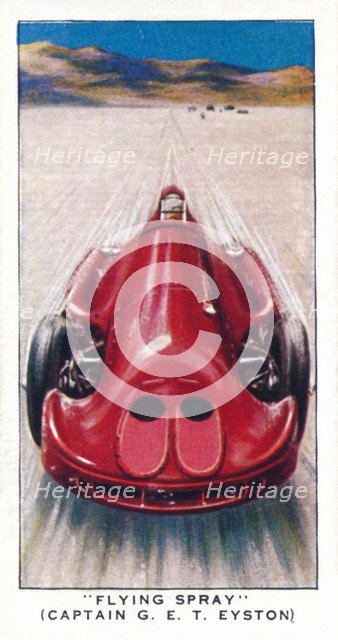 Flying Spray (Captain G. E. T. Eyston)', 1938. Artist: Unknown.