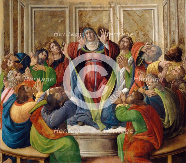 The Descent of the Holy Ghost, 1495-1505. Creators: Sandro Botticelli, Workshop of Sandro Botticelli.