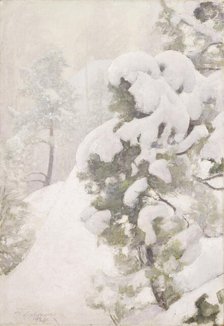 Winter Landscape, 1926. Creator: Pekka Halonen.