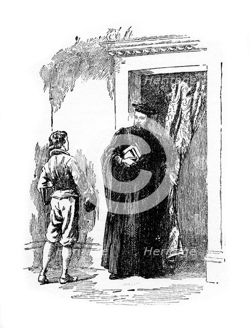 The young Galileo and Ostilio Ricci, (20th century). Artist: Unknown