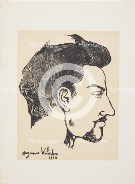 Maurice Utrillo, 1928. Creator: Valadon, Suzanne (1865-1938).