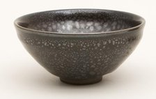 Tea Bowl with "Oil Spot" Markings, Jin dynasty (1115-1234). Creator: Unknown.