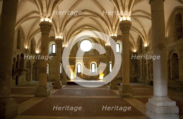Refectory, Monastery of Alcobaca, Alcobaca, Portugal, 2009. Artist: Samuel Magal