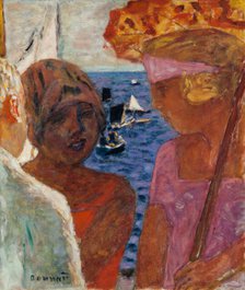 Conversation à Arcachon, 1926-1930. Creator: Bonnard, Pierre (1867-1947).