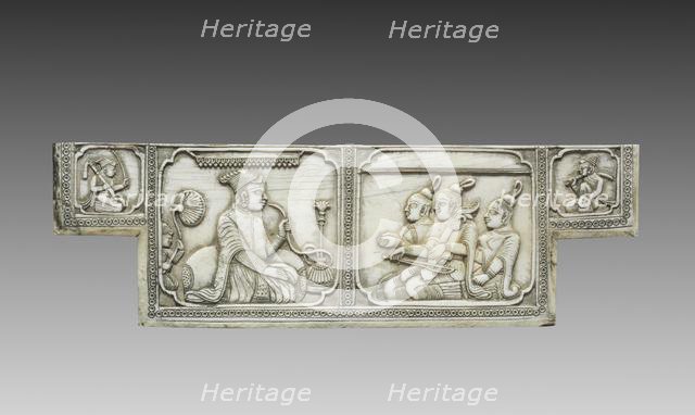 Panel from a Box, c. 1700. Creator: Unknown.