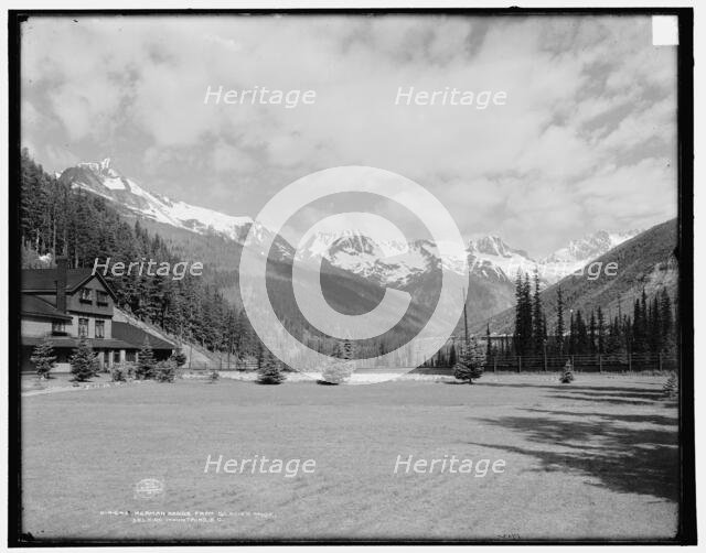 Herman i.e. Hermit Range from Glacier House, Selkirk Mountains, B.C., c1902. Creator: Unknown.