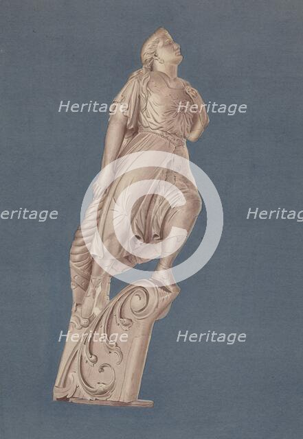 Figurehead from "Empress", c. 1938. Creator: Lucille Chabot.