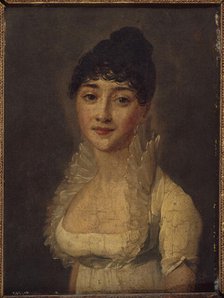 Portrait de femme en robe blanche, c1805. Creator: Louis Leopold Boilly.