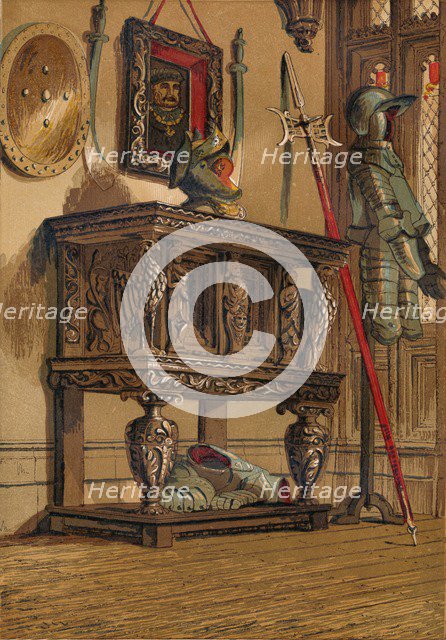 'Elizabethan Sideboard or Court Cupboard', c1845, (1864). Artist: Unknown.