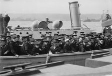 Sailors going to USS Arkansas, between c1910 and c1915. Creator: Bain News Service.