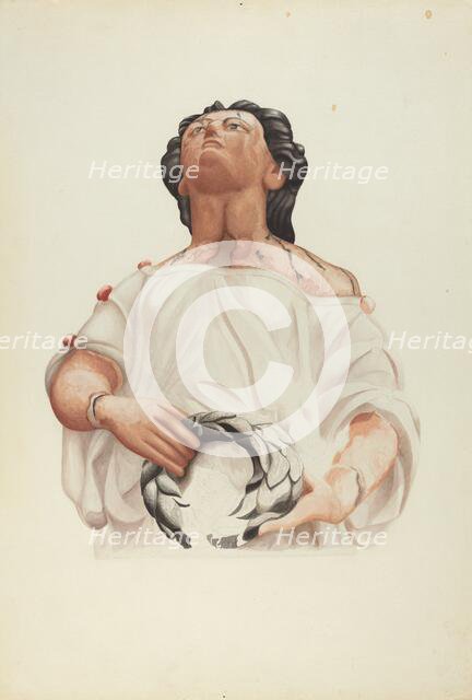 Figurehead, 1935/1942. Creator: Unknown.