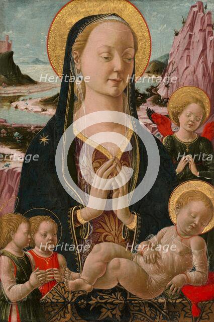 Madonna and Child with Angels, c. 1455/1470. Creator: Unknown.
