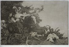 The Disasters of War, a series of etchings by Francisco de Goya (1746-1828), plate 17: 'No se con…