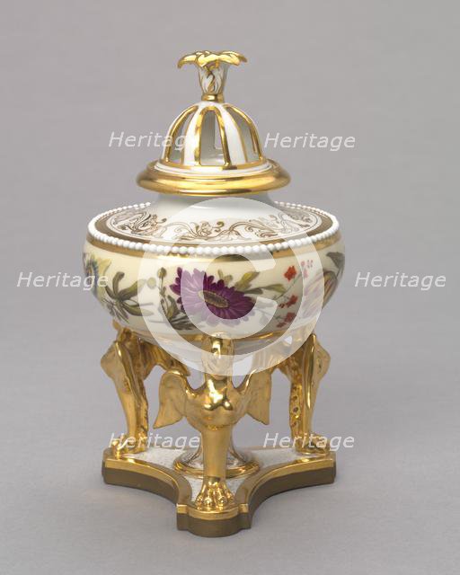 Urn and cover, c. 1815. Creator: Flight, Barr and Barr (British).