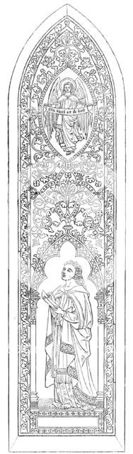 Memorial window by Messrs. Cox and Son, Christchurch, Worthing, 1862. Creator: Unknown.