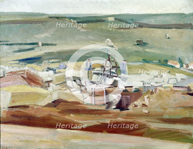 'The Quarry Men', 1925.  Artist: David Bomberg