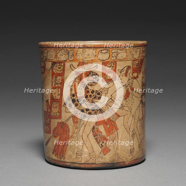 Vessel with Battle Scene, 600-900 . Creator: Unknown.